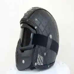 ハイエンドランニングヘルメットフォーシーズンユニバーサルパーソナリティ電動スクーター防風ハーフヘルメットハーレーレトロプリンスバイク3/4ヘッド