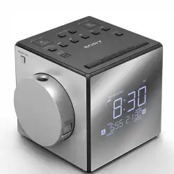 ヨーロッパとアメリカの通信販売SONYソニーICF-C1PJレーザー投影時計ラジオ電子時計ガラスデスクトップ目覚まし時計