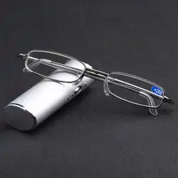 本物の純粋な天然水晶折りたたみ老眼鏡男性と女性の老眼鏡小さくて絶妙な持ち運びが簡単な放射線防護
