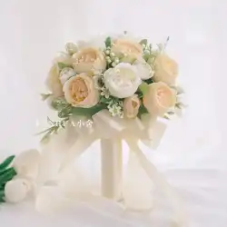 シミュレーション花の結婚式の花束の装飾結婚式の花束の結婚式の写真花嫁の花嫁介添人バラ偽の花の結婚式韓国風