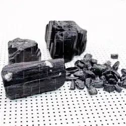 ナチュラルブラックトルマリンラフラージグラベルトルマリンブラックトルマリン鉱石標本魚タンク石エネルギー石