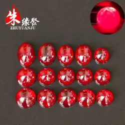 Zhuyuanポリシナバークリスタルペンダントソフトルビーナチュラルフルライト透明男性と女性リングフェイスイヤリング