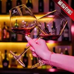 赤ワイングラスセットホームクリスタルシャンパングラスインヨーロピアンスタイルゴブレットデカンタカスタム広告ワイングラス