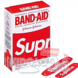 Spot Supreme19SSバンドエイドボンダイジョイント赤いバンドエイド包帯20個入りの箱