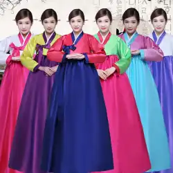 韓国の民族舞踊衣装伝統的な改良された大人の韓服女性韓国の大昌人宮廷衣装衣装