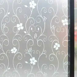 白い錬鉄製の窓のステッカー窓のステッカー紙のつや消しのステッカー浴室の光を透過する不透明なL透明の浴室のガラスの陰影の窓のステッカー