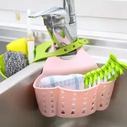 シンク収納バスケットドリップハンギングバスケットキッチンラグドレンラック漏れ小デパート洗面台フィルター石鹸箱を吊るすことができます