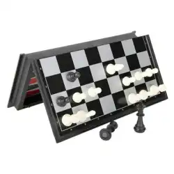AIA3-in-1磁気折りたたみチェスチェッカーバックギャモン海外トランペット