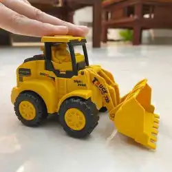 子供の慣性車プッシュタイプは、掘削機の赤ちゃんブルドーザーエンジニアリング車両の男の子の楽しいモデルd6を実行します