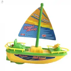 。おもちゃのボート入浴レジャー子供スピードボート水泳軍艦プラスチックボート水モデル小さなモーターボーイ蒸気