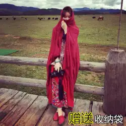 ソリッドカラースカーフ夏特大モノクロスカーフ赤いショール旅行ビーチスカーフ砂漠スカーフ女性