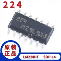 新しいオリジナルのSMDLM224DTSOIC-14低電力4チャンネルオペアンプチップ