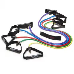 SPRIは米国で人気のフィットネスロープ弾性ロープ筋力トレーニングスーツ多機能プーラーレジスタンスバンド