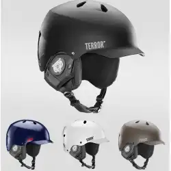 TERRORフリースタイルスキーヘルメット男性大人の雪雪シングルボード雪ヘルメットダブルボードヘルメット女性ヘルメットスポーツ用品