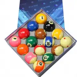 スターブランドビリヤードテーブルビリヤードボールテレビボール樹脂チャイニーズブラック816色ボールビリヤードブラック8ボール572ラージボール。