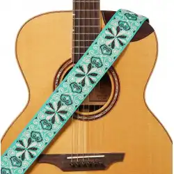 AmumuAmumuパーソナリティ木製ギターストラップベースエレキギターショルダーストラップフォークギターピアノベルト付き