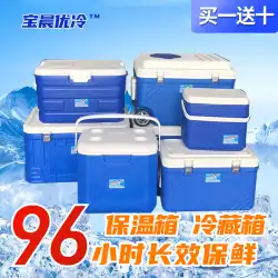 Baochen優れたコールドインキュベーター母乳冷蔵庫商用車アイスバケットポータブルプラスチックポータブルフレッシュキーピングボックス屋外
