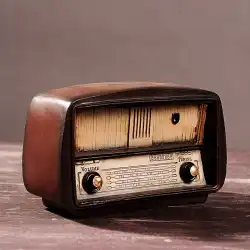 レトロなノスタルジックな古いオブジェクト上海昔ながらのテープレコーダーモデル古い手工芸品の装飾品30408090s