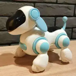 子供の電気小型おもちゃの犬は、子犬の歌を歌うロボット犬の動く男の子と女の子を歩くことができます1-2歳3宝物7