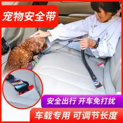 ペットの車のシートベルト犬の車のシートベルト猫の安全バックル車固定保護ロープ