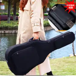 Ruizギターバッグ厚みのあるフォーク木琴バッグ39/40/41インチショルダーピアノバッグハードシェルバックパック防水性と耐衝撃性