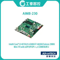 新しいAIMB-203G2コンピュータデスクトップは、第4世代H81チップセットベースボードMini-ITXマザーボードをサポートします