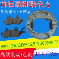 新大陸への適用ホンダCBF / SDH125-51 / 51A小型ウォーイーグルモーターサイクル後輪ブレーキパッドレザー