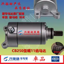 CB250スターターモーターCQR250ホワイトボードマシンZhenglinHuayangT4オフロードモーターサイクルレーシングスターターに適しています