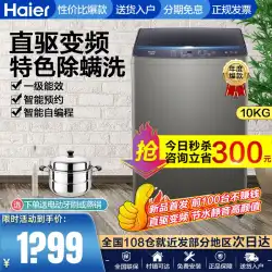 ハイアール自動ウェーブホイール洗濯機家庭用大容量8/9 / 10kgオフィシャルフラッグシップXQB100-BZ206
