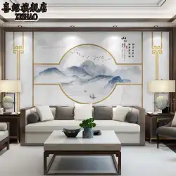 8D新しい中国のテレビの背景壁の壁画の風景リビングルームの寝室の壁の布5D研究の壁紙カスタマイズされた3Dの壁紙