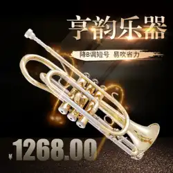 ハイエンドのHengyun楽器Bキーショートホーン金管楽器ホワイト銅音声変更チューブ生涯保証