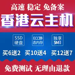 香港VPSクラウドサーバーレンタルウェブサイトクラウドホスト仮想マシン毎月独立IP沙田CN2スーパー国内