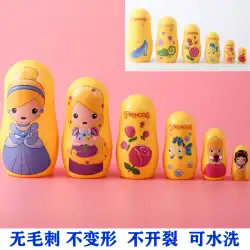 ロシアの入れ子人形6層ディズニープリンセス白雪姫ホルムアルデヒドフリー環境保護教育玩具子供向けギフト
