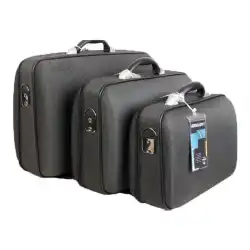 本物のLautersteinビジネスジッパーロックボックススーツケースブリーフケース請求書ハンドバッグインストルメントボックスツールボックス