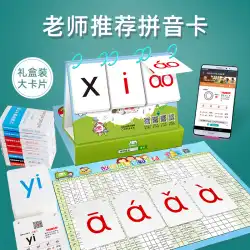 拼音カード中国語一年生の特別な教育は、子供のアルファベット幼稚園学習スペルトレーニングアーティファクトのフルセットを支援します
