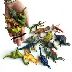 ミニ恐竜ポータブル固体かわいいおもちゃ輸出環境にやさしいプラスチック子供用モデルカラー高品質