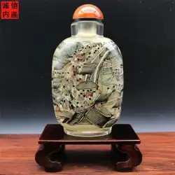 瓶の絵の中に衡水名物の絵の中に鼻煙壷手描きの外交ビジネス中国の工芸品