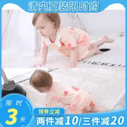 赤ちゃんの夏服赤ちゃんの女の子の赤ちゃんの綿のワンジー