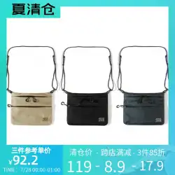 NOTHOMME日本のタイドブランドシンプルな3色機能ショルダーバッグメンズユースカジュアルメッセンジャーバッグSacoche