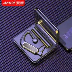 AmoiY10インイヤーBluetoothヘッドセットシングルイヤーワイヤレスドライビングイヤーマウント骨伝導コンセプト男性と女性のための超長スタンバイバッテリー寿命Xiaomivivo Huawei OPPO Apple Android Universal
