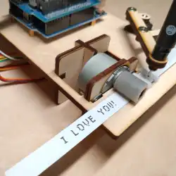 ミニテレグラフオープンソース電信メーカーDIYロボットアームライティングロボット