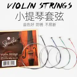 バイオリン弦スチール弦サイズ4/43/4 1/2 1/4 1/81/10完全なバイオリンアクセサリー