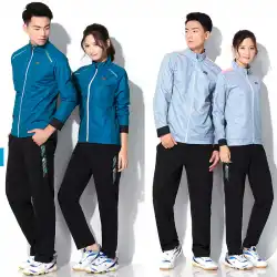 秋冬のバドミントン服は、男性と女性の長袖ジャケット受賞歴のある服卓球服スポーツチームの外観服に適しています