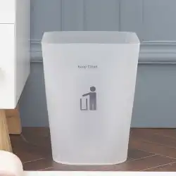 ゴミ箱は、カバーなしで家庭用リビングルームの紙かごを無駄にすることができます創造的な寝室のリビングルームのバスルームキッチンオフィスホテルのトイレ