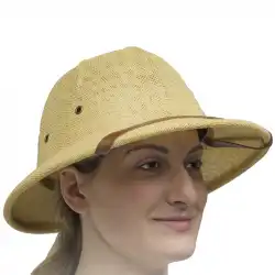 ユニセックス夏の乗馬キャップ競馬帽子ベトナムヘルメット帽子安全ヘルメット日焼け止め屋外日よけ麦わら帽子