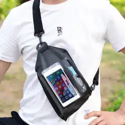 サイクリングスポーツ防水チェストバッグシングルショルダーメッセンジャー小さなバックパックユニセックス漂流携帯電話バッグ海泳用具