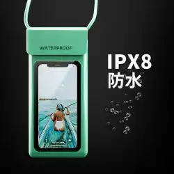 携帯電話防水バッグダイビングカバー温泉水中写真タッチスクリーンユニバーサル携帯電話バッグ保護シェルライダーアップルHuawei