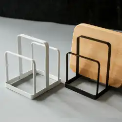 tinyhomeクリエイティブ和風シンプル錬鉄製デスクトップラックキッチンまな板ラックまな板ラックドレンラック