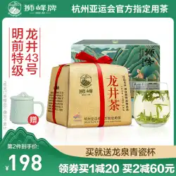 2021年新茶発売Shifengブランド本物の緑茶龍井茶特別グレードMingqianLongjing No. 43250g春茶
