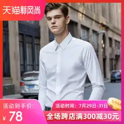 白いシャツの男性の長袖の非鉄のビジネスは、韓国のプロの働く男性の白いプラスベルベットのスーツシャツに適合しています